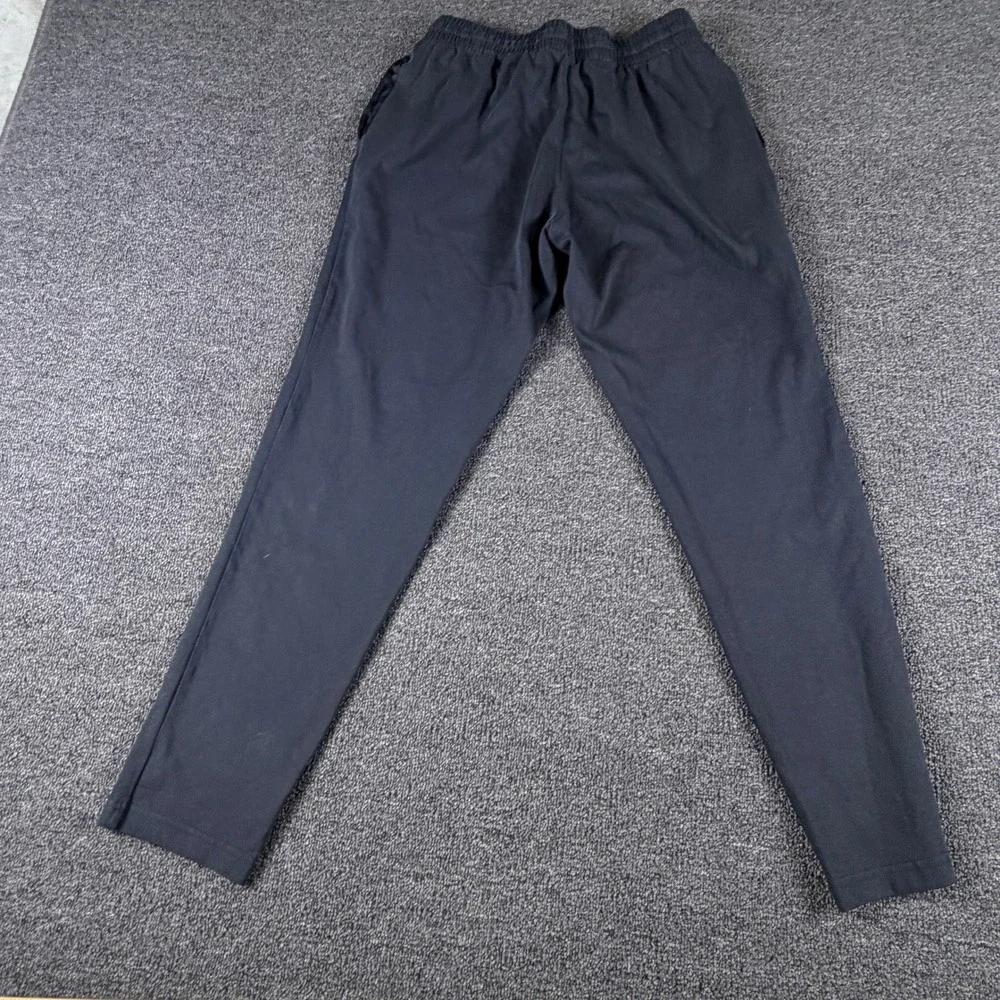 Adidas Pants Mens Medium GK9222 Black Drawstring Activewear EUC